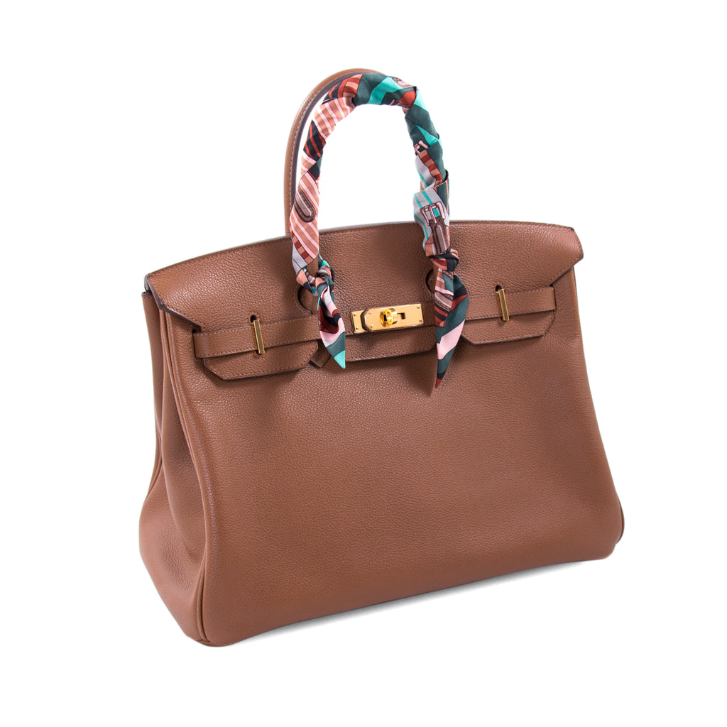 Hermès Birkin 35 Gold Epsom Leather Bags Hermès - Shop authentic new pre-owned designer brands online at Re-Vogue