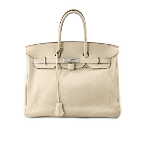 Hermès Birkin 35 Bougainvillier Clemence Leather