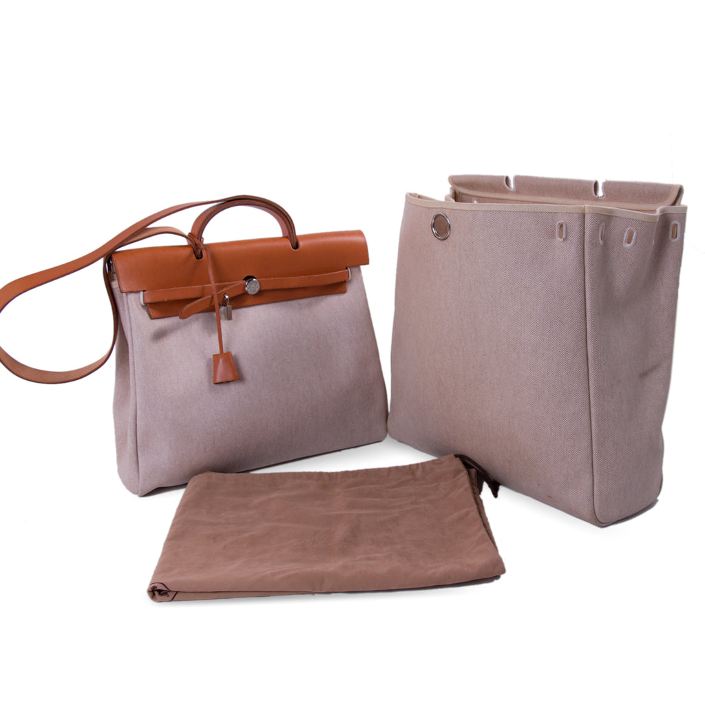 Hermès Herbag Toile Canvas GM Bags Hermès - Shop authentic new pre-owned designer brands online at Re-Vogue