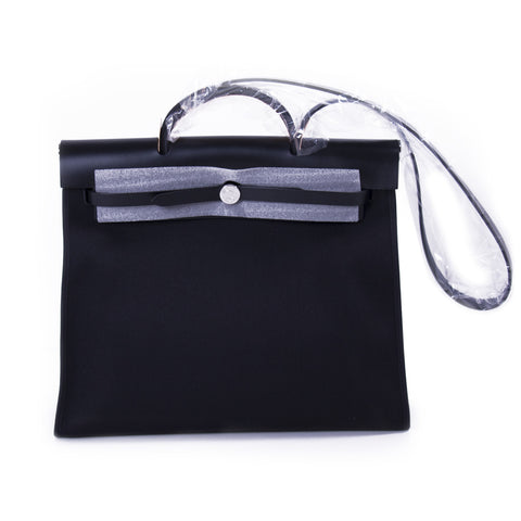 Hermès Birkin 35 Clemence Leather and Houndstooth Canvas