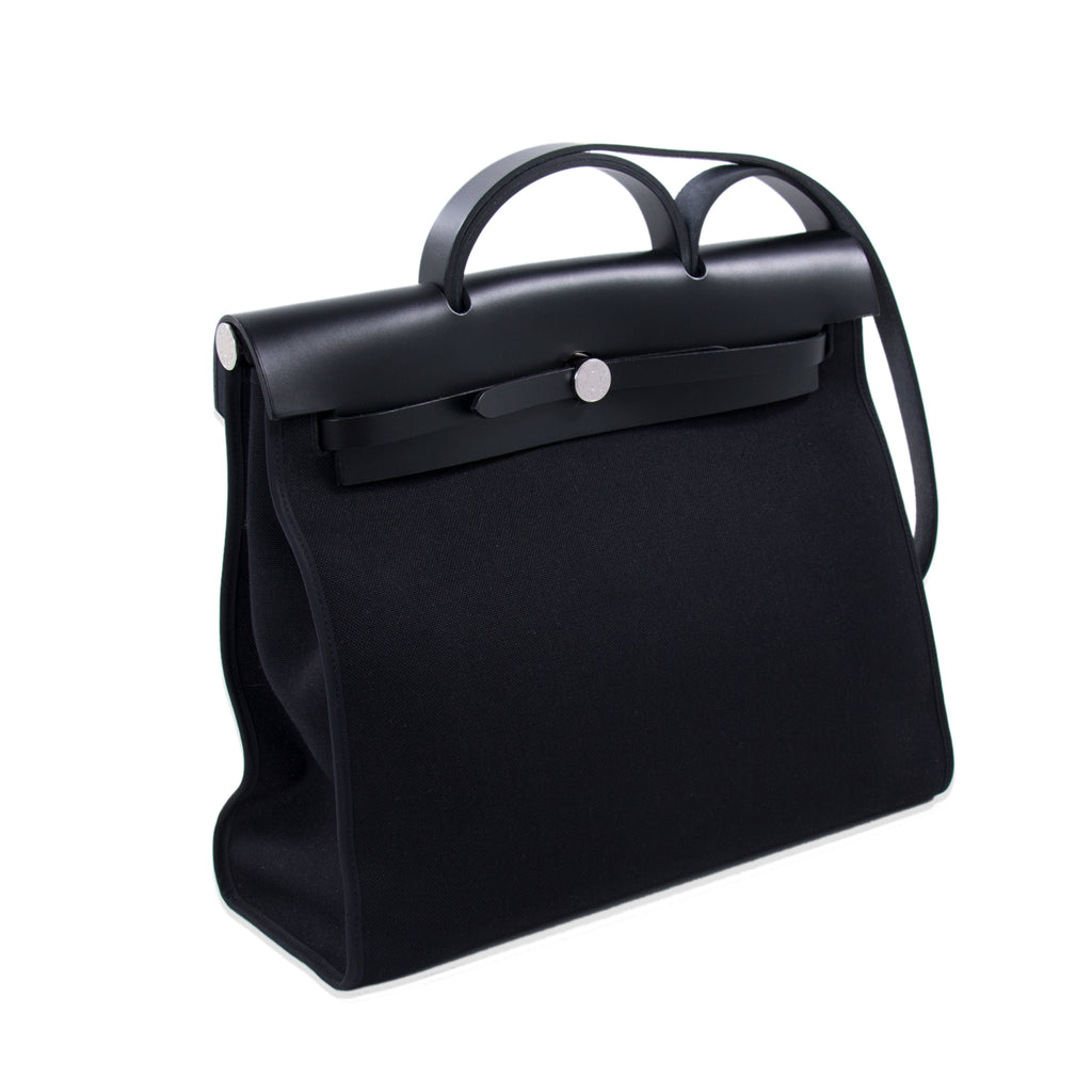 Hermès Herbag Zip 39 Black Bags Hermès - Shop authentic new pre-owned designer brands online at Re-Vogue