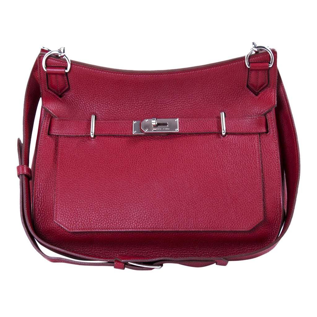 Hermès Jypsière 34 Ruby Red Clemence Bags Hermès - Shop authentic new pre-owned designer brands online at Re-Vogue