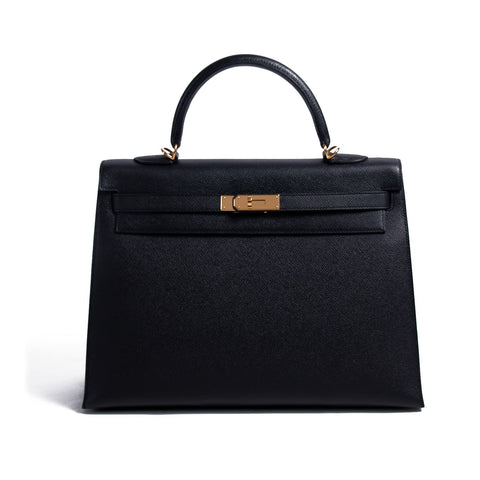 Hermès Birkin 35 Clemence Leather and Houndstooth Canvas