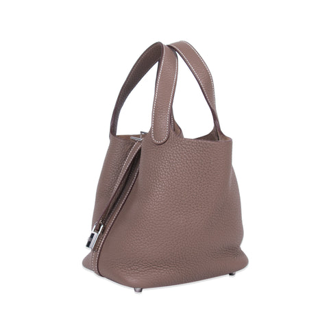 Hermès Birkin 35 Clemence Leather and Houndstooth Canvas