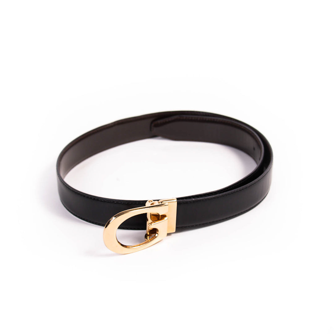 Gucci G Logo Leather Belt Accessories Gucci - Shop authentic new pre-owned designer brands online at Re-Vogue