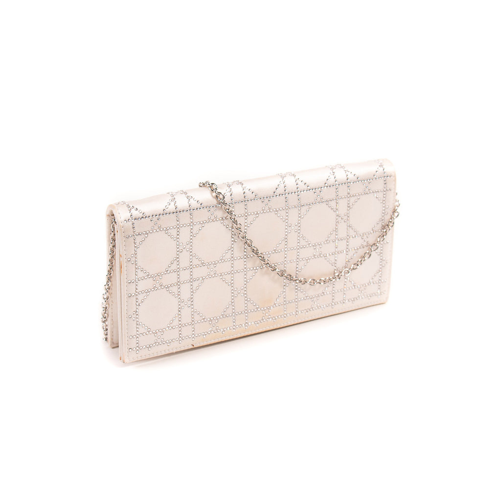 Christian Dior Lady Dior Satin Clutch Bags Dior - Shop authentic new pre-owned designer brands online at Re-Vogue