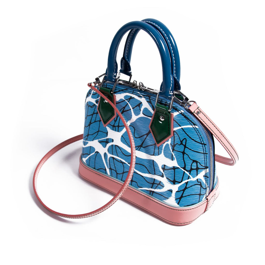 Louis Vuitton Aqua Print Epi Alma BB Bags Louis Vuitton - Shop authentic new pre-owned designer brands online at Re-Vogue