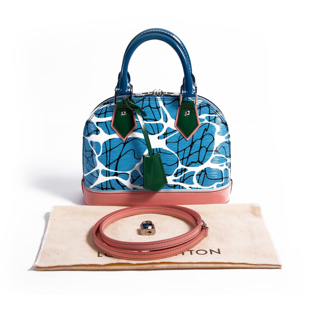 Louis Vuitton Aqua Print Epi Alma BB Bags Louis Vuitton - Shop authentic new pre-owned designer brands online at Re-Vogue