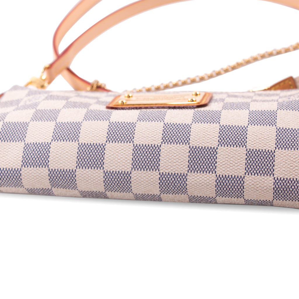 Louis Vuitton Damier Azur Eva Clutch Bags Louis Vuitton - Shop authentic new pre-owned designer brands online at Re-Vogue