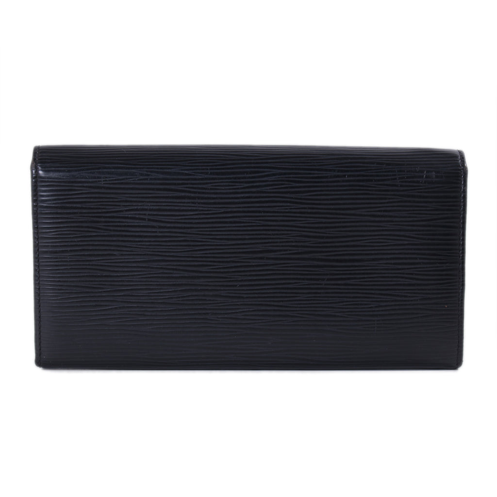 Louis Vuitton Black Epi Leather Sarah Wallet Accessories Louis Vuitton - Shop authentic new pre-owned designer brands online at Re-Vogue