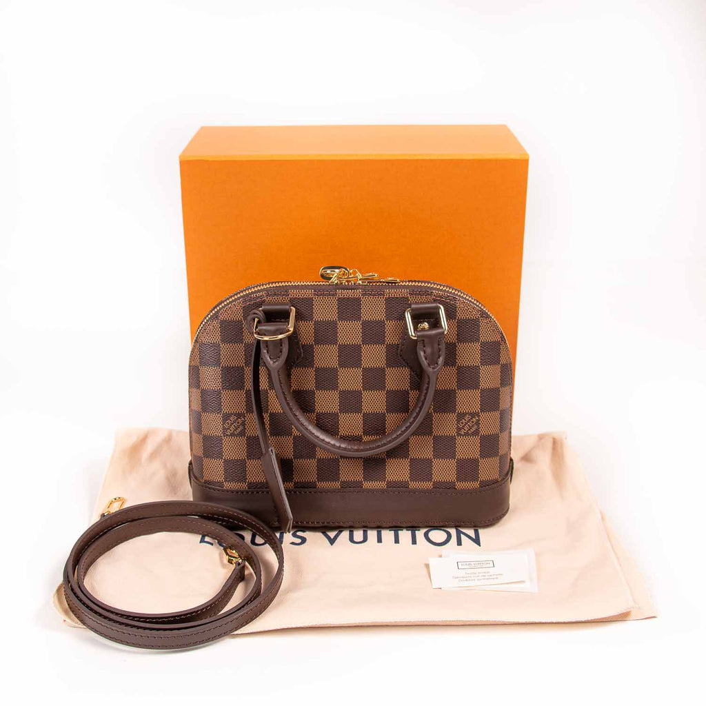 Louis Vuitton Damier Ebene Alma BB Bags Louis Vuitton - Shop authentic new pre-owned designer brands online at Re-Vogue