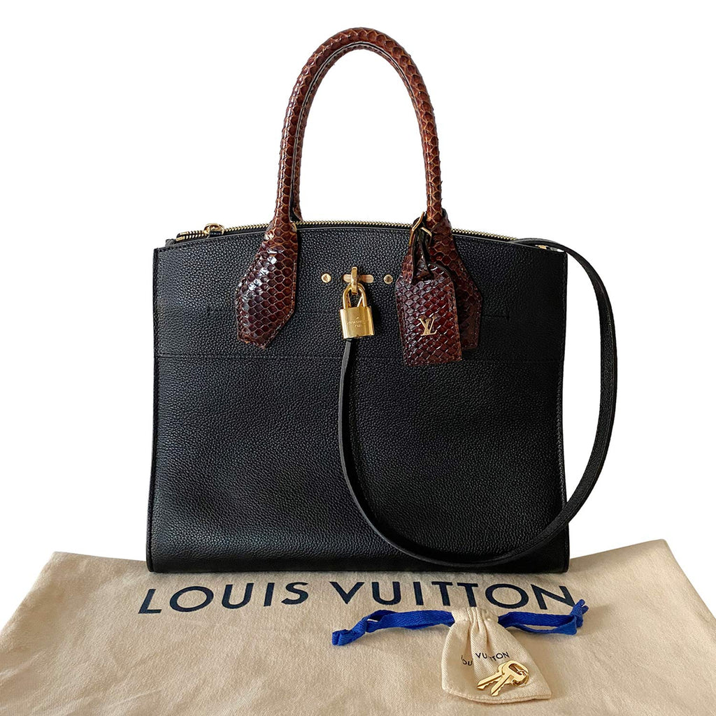 Louis Vuitton Snake Skin City Steamer MM