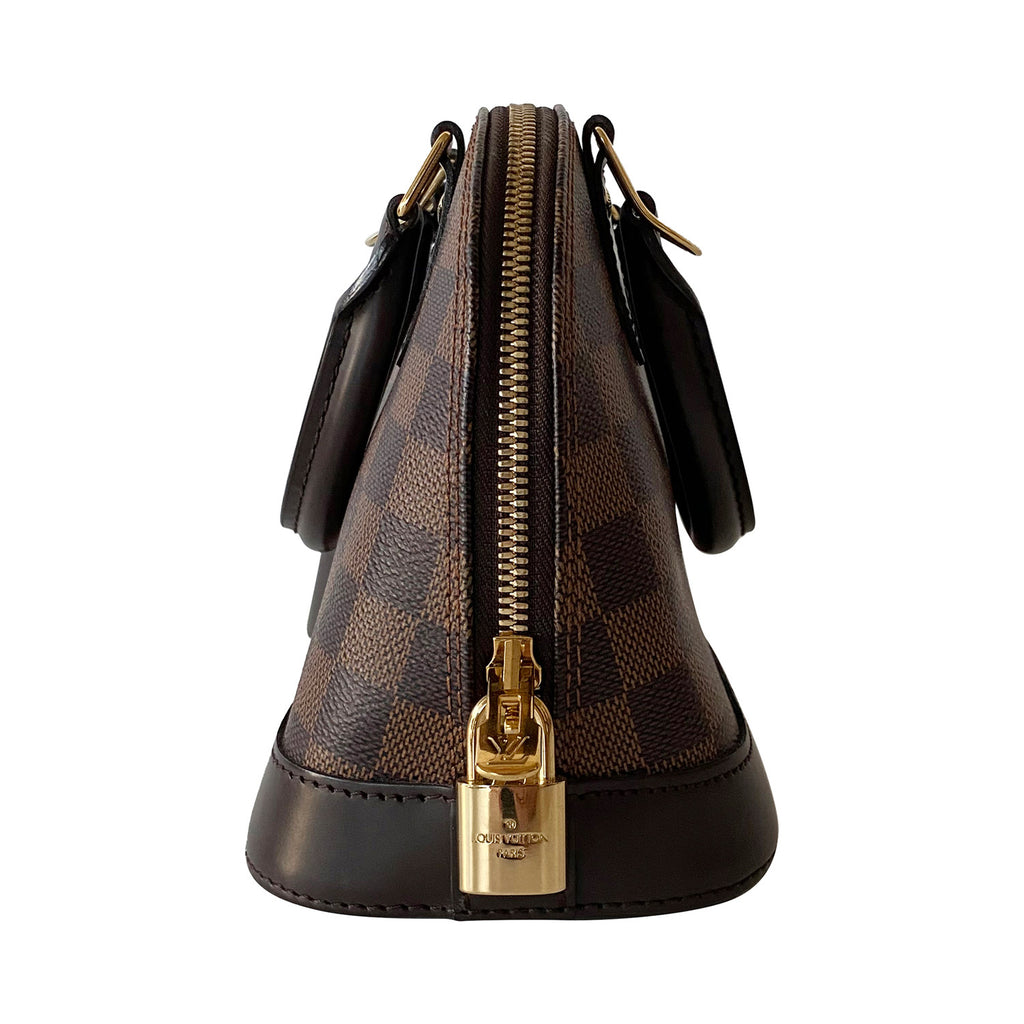 Shop authentic Louis Vuitton Damier Ebene Alma BB at revogue for