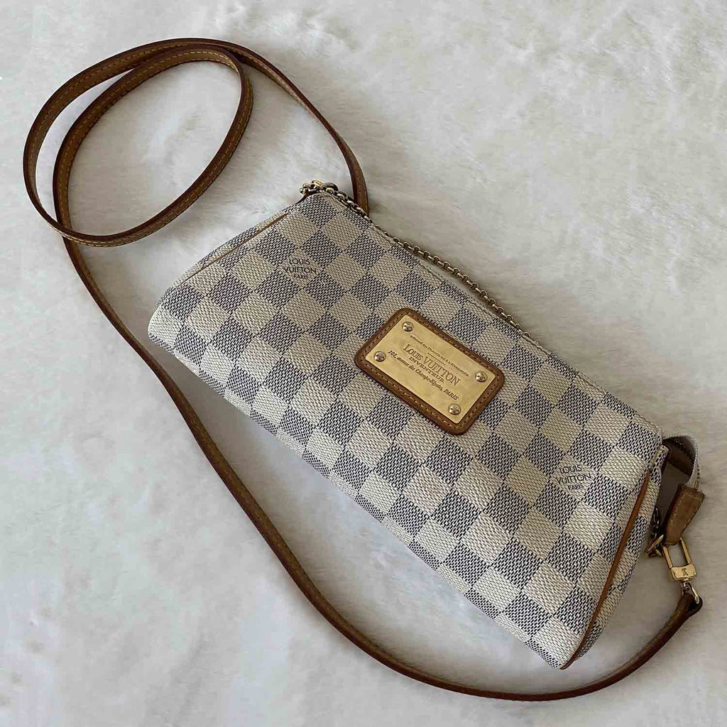 Louis Vuitton Damier Azur Eva Clutch