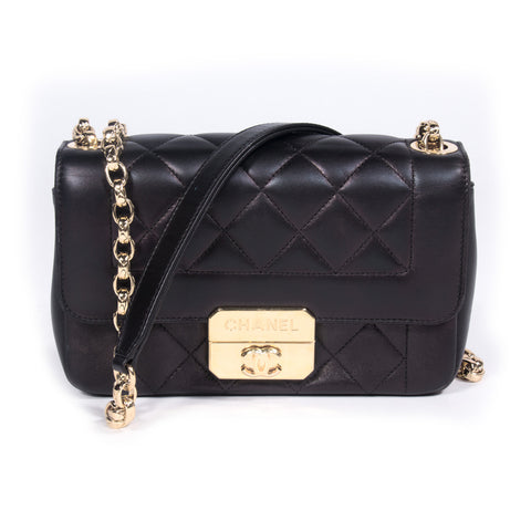 Chanel Quilted Chain Wallet