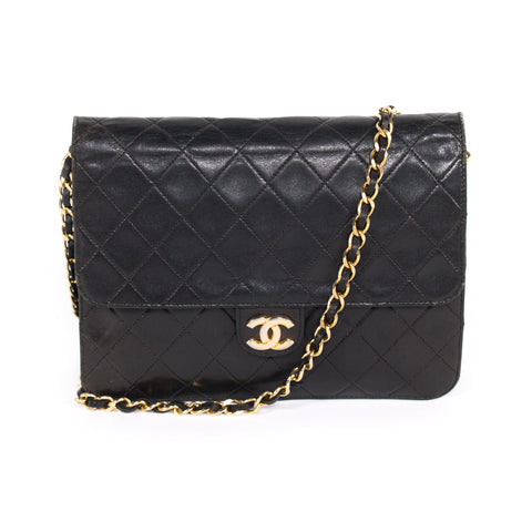 Chanel Vintage Classic Jersey Small Flap Bag