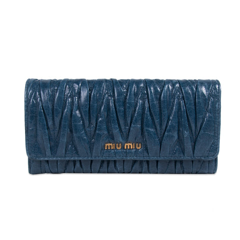Miu Miu Pebbled Leather Satchel