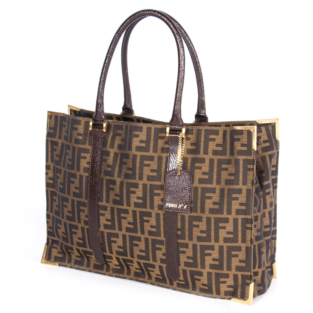 Fendi Classico No. 4 Canvas Zucca Tote Bag Bags Fendi - Shop authentic new pre-owned designer brands online at Re-Vogue