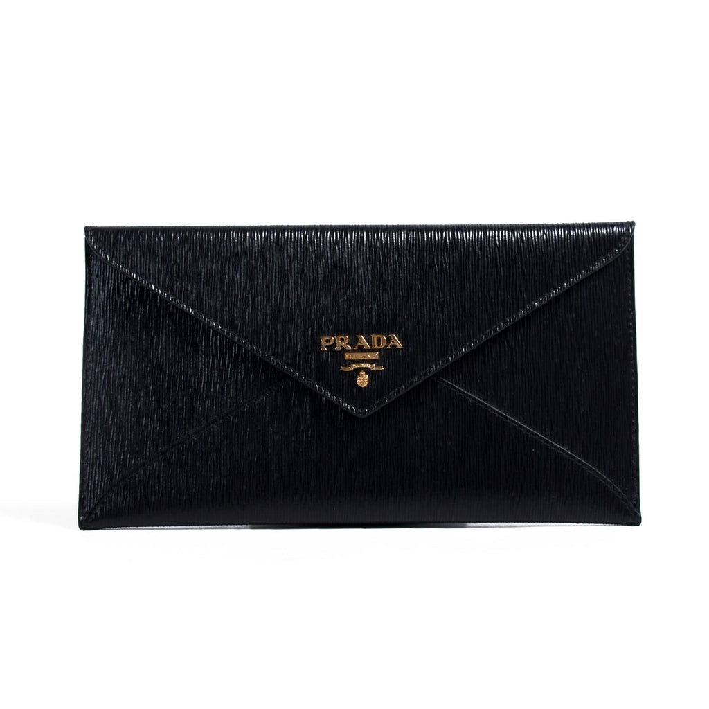 Prada Saffiano Envelope Clutch Bags Prada - Shop authentic new pre-owned designer brands online at Re-Vogue