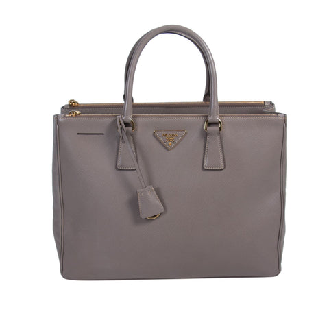 Prada Small Galleria Saffiano Double Zip Tote Bag