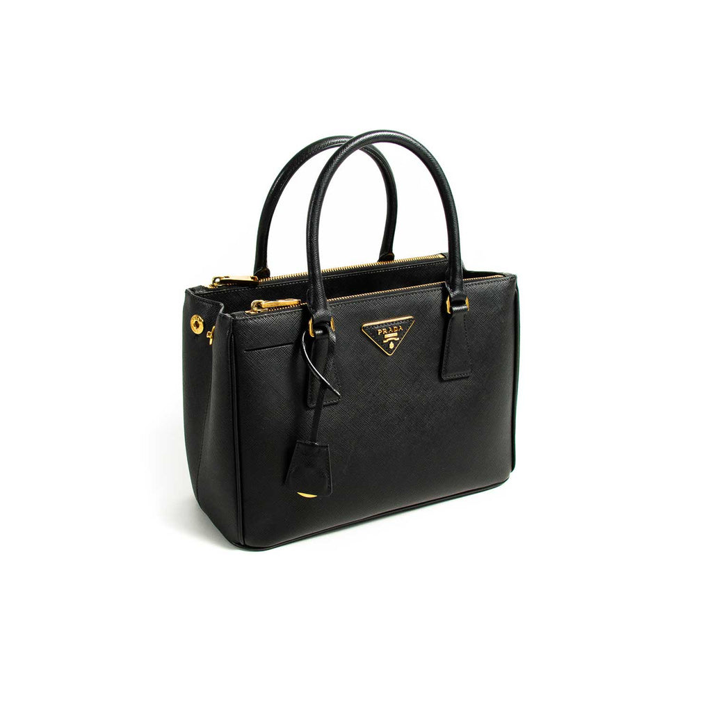 Prada Small Galleria Saffiano Double Zip Tote Bag Bags Prada - Shop authentic new pre-owned designer brands online at Re-Vogue