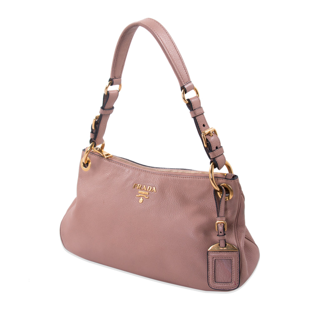 Prada Vitello Daino Small Hobo Bag Bags Prada - Shop authentic new pre-owned designer brands online at Re-Vogue