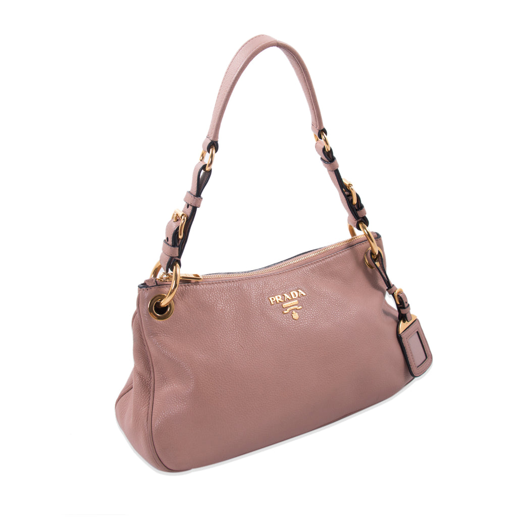 Prada Vitello Daino Small Hobo Bag Bags Prada - Shop authentic new pre-owned designer brands online at Re-Vogue