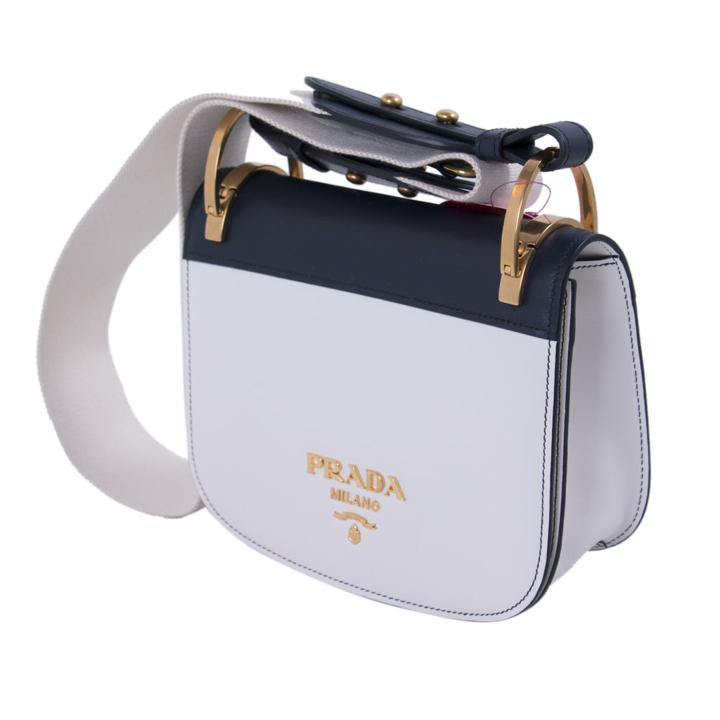 Prada Pionnière Leather Saddle Bag Bags Prada - Shop authentic new pre-owned designer brands online at Re-Vogue
