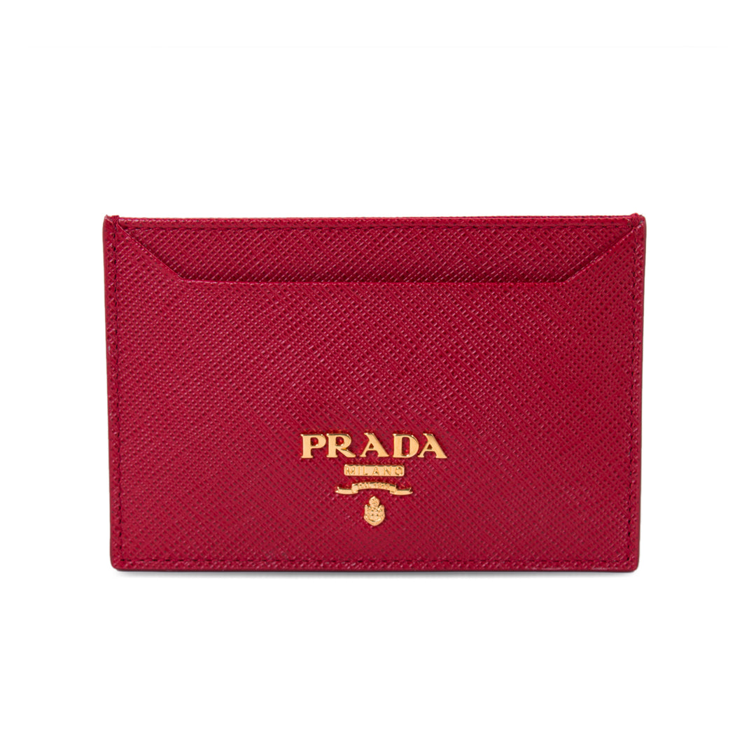 Prada Saffiano Leather Card Holder Bags Prada - Shop authentic new pre-owned designer brands online at Re-Vogue