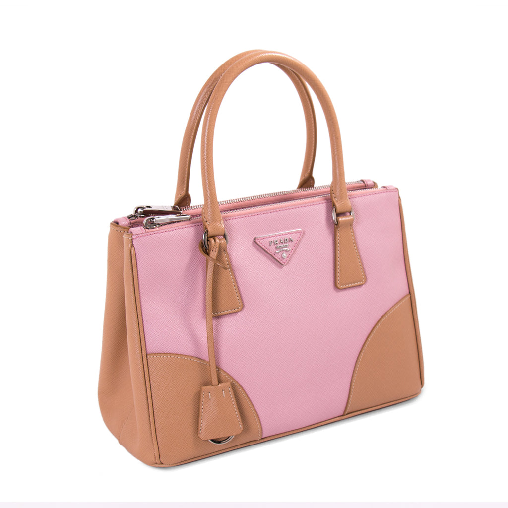 Prada Saffiano Lux Galleria Double Zip Tote Bags Prada - Shop authentic new pre-owned designer brands online at Re-Vogue