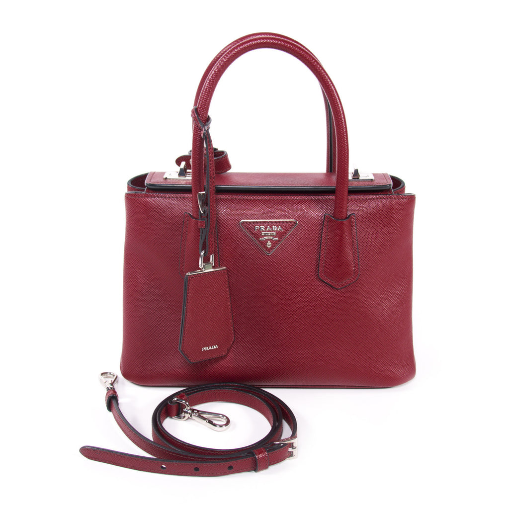 Prada Twin Mini Tote Bag Bags Prada - Shop authentic new pre-owned designer brands online at Re-Vogue