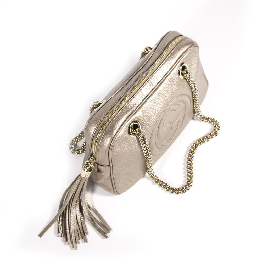 Gucci Soho Chain Shoulder Bag Bags Gucci - Shop authentic new pre-owned designer brands online at Re-Vogue