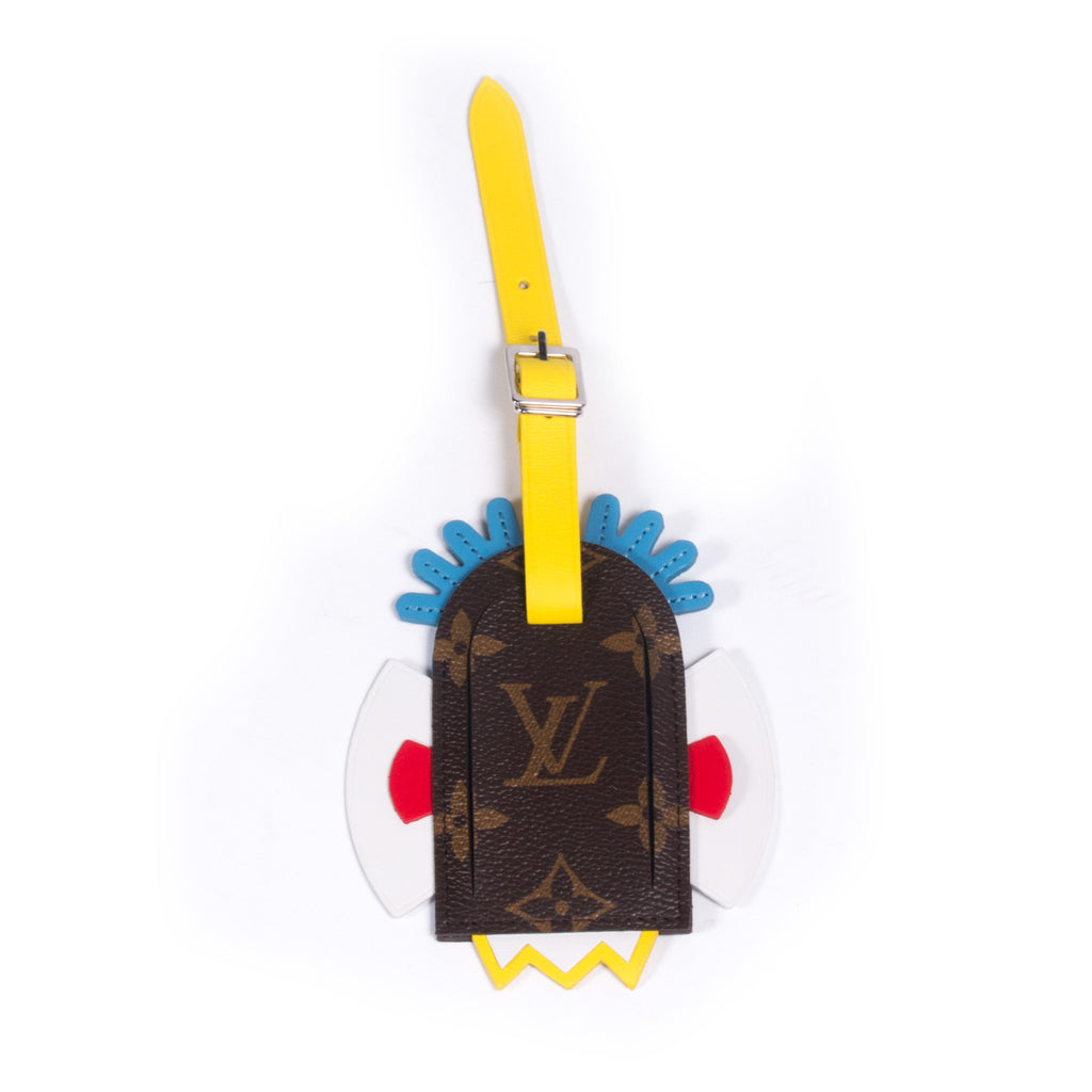 Louis Vuitton Tribal Mask Luggage Tag - revogue