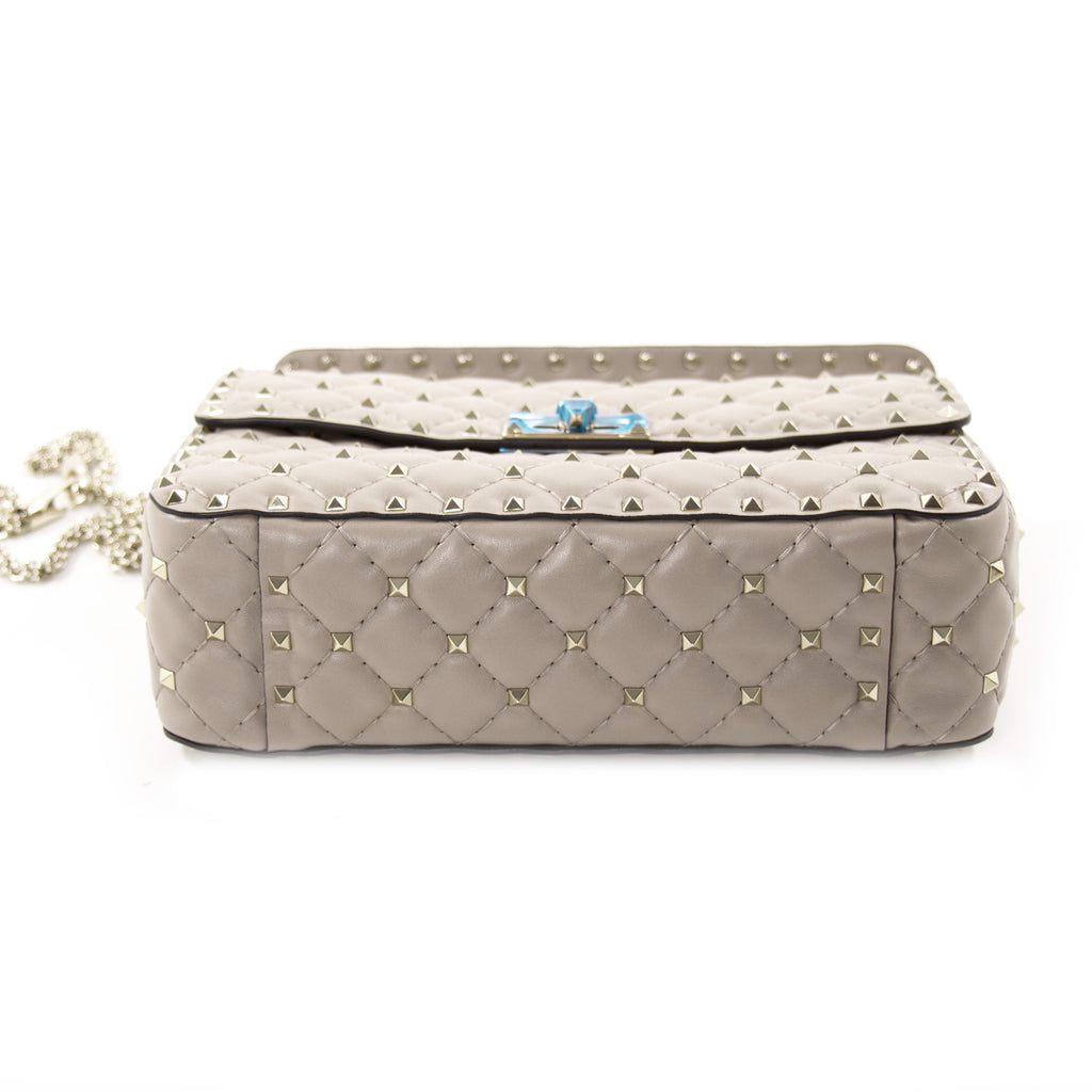 Valentino Rockstud Spike Medium Chain Shoulder Bag Bags Valentino - Shop authentic new pre-owned designer brands online at Re-Vogue