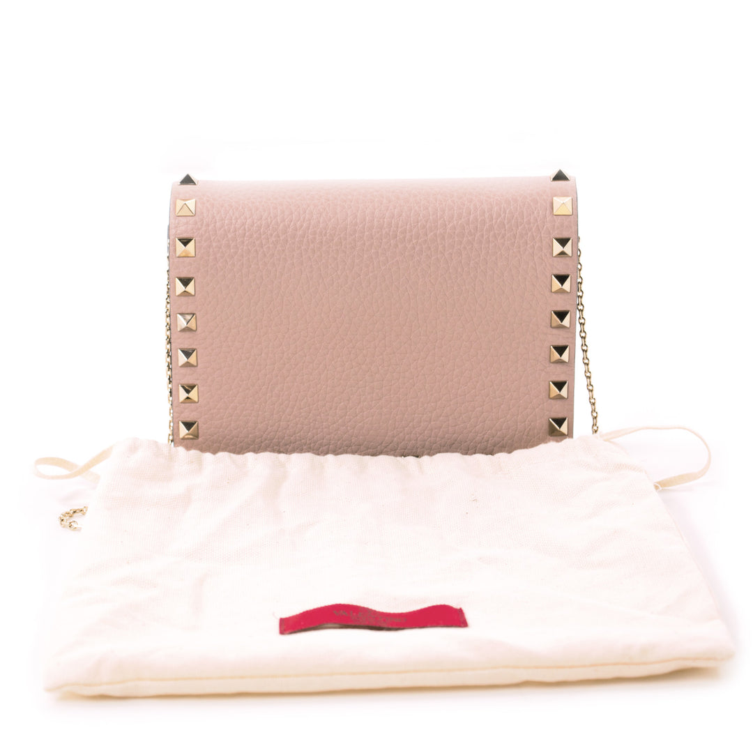 Valentino Mini Rockstud Chain Shoulder Bag Bags Valentino - Shop authentic new pre-owned designer brands online at Re-Vogue