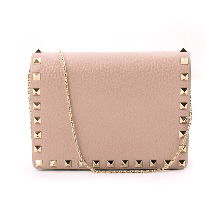 Valentino Mini Rockstud Chain Shoulder Bag Bags Valentino - Shop authentic new pre-owned designer brands online at Re-Vogue