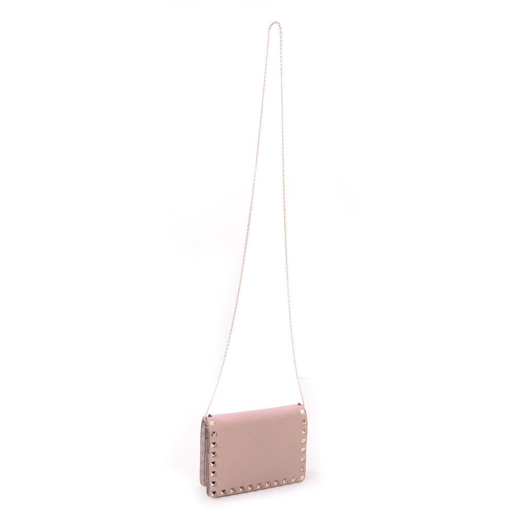 Valentino Mini Rockstud Chain Shoulder Bag Bags Valentino - Shop authentic new pre-owned designer brands online at Re-Vogue