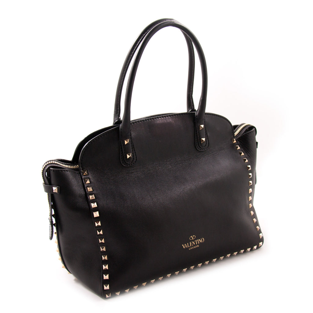 Valentino Black Rockstud Tote Bag Bags Valentino - Shop authentic new pre-owned designer brands online at Re-Vogue