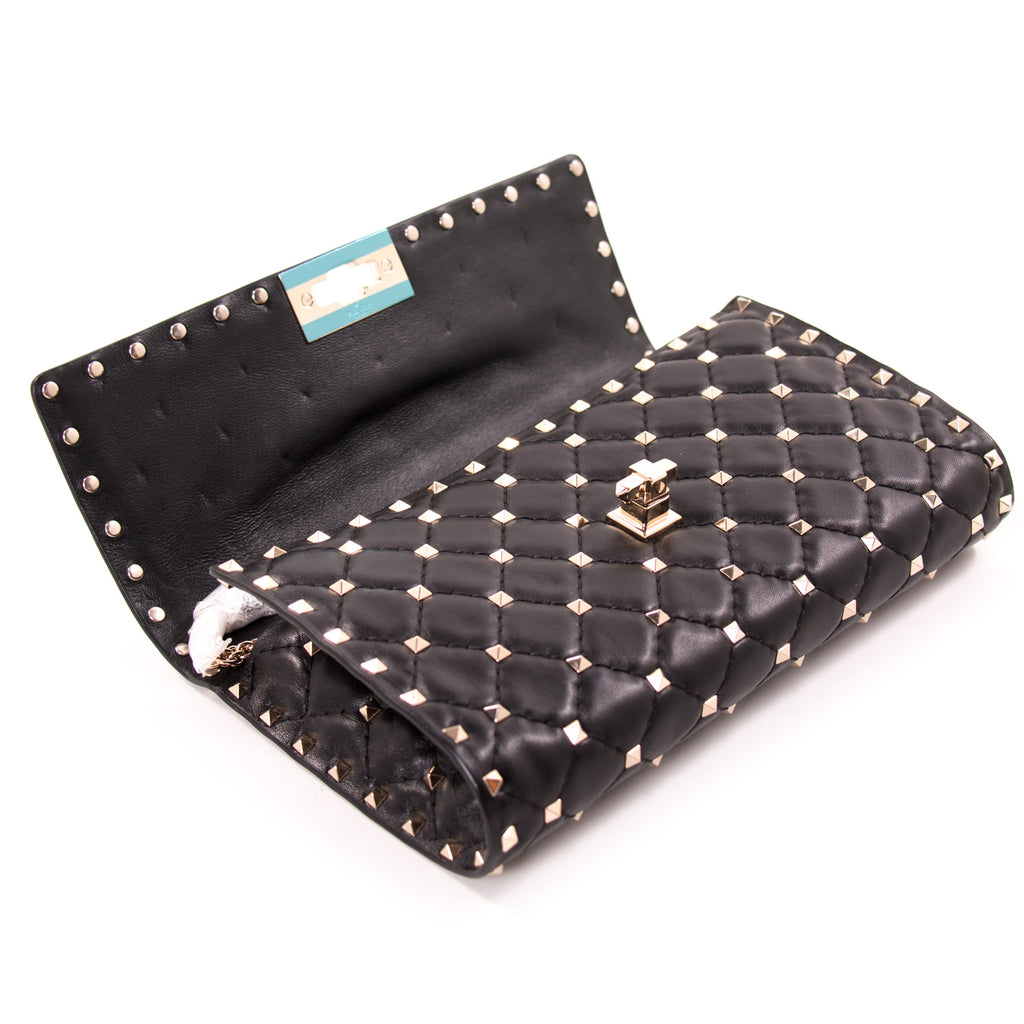 Valentino Quilted Rockstud Wallet on Chain Bags Valentino - Shop authentic new pre-owned designer brands online at Re-Vogue