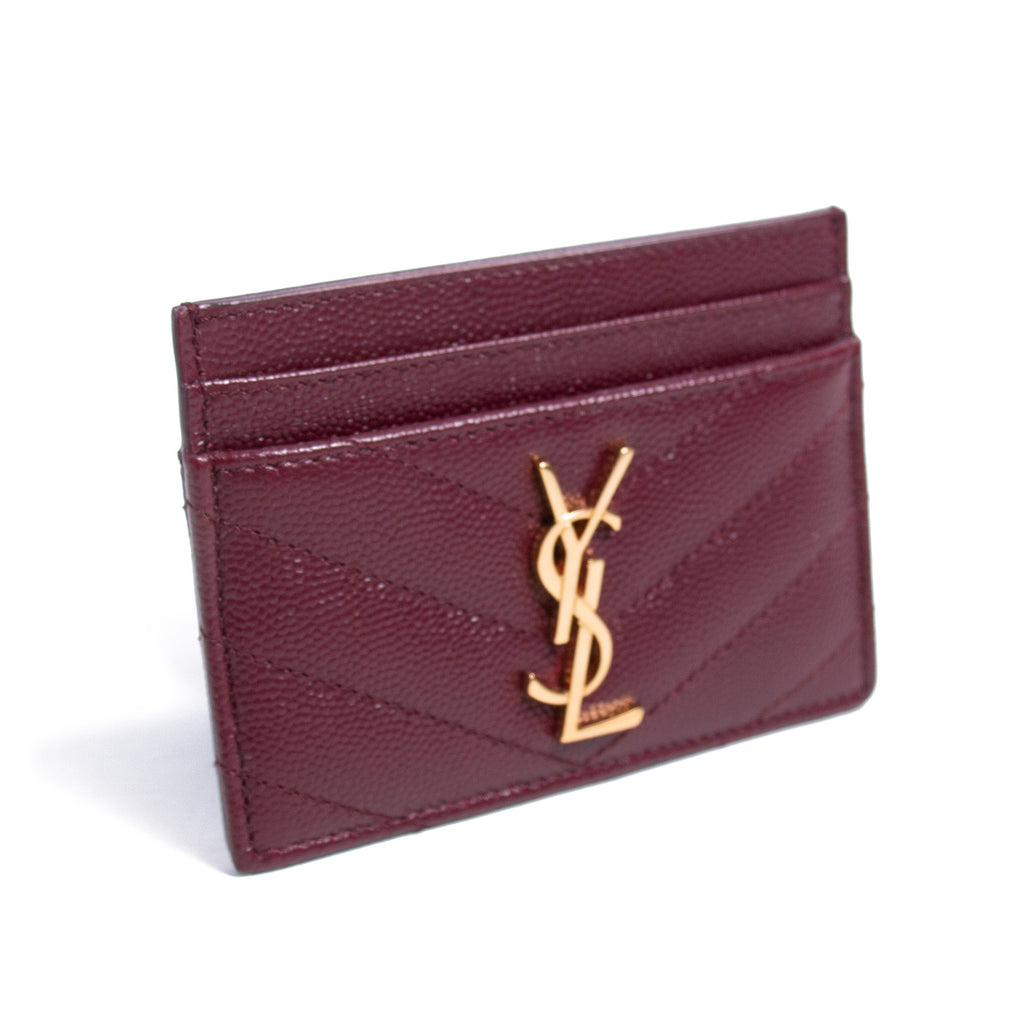 Saint Laurent Monogram Card Holder Accessories Yves Saint Laurent - Shop authentic new pre-owned designer brands online at Re-Vogue