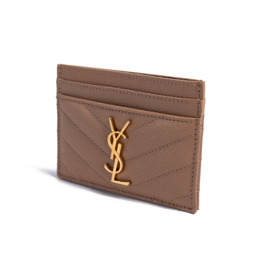 Saint Laurent Monogram Card Holder Accessories Yves Saint Laurent - Shop authentic new pre-owned designer brands online at Re-Vogue