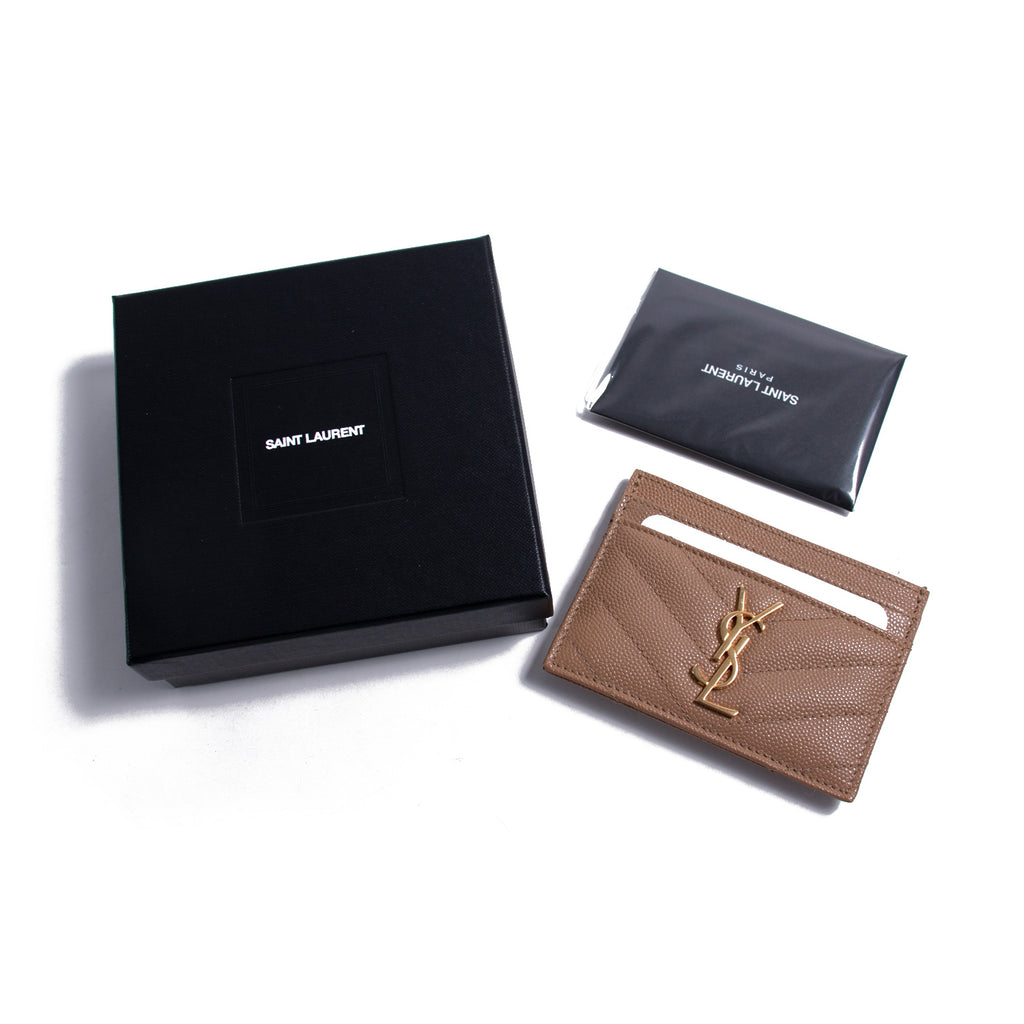 Saint Laurent Monogram Card Holder Accessories Yves Saint Laurent - Shop authentic new pre-owned designer brands online at Re-Vogue